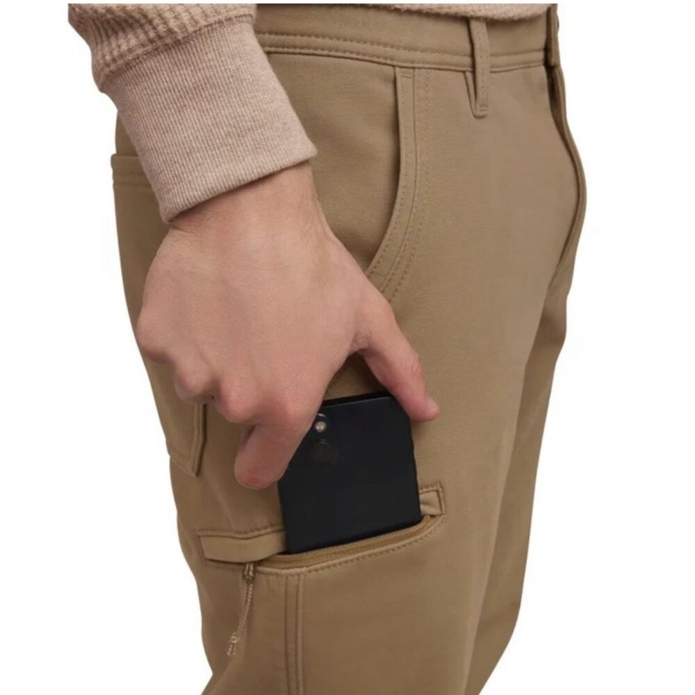 Weatherproof Vintage Men's Bonded Fleece
Lined  Canvas Pant - Picture 4 of 14